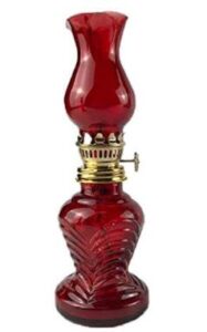 red kerosene lantern
