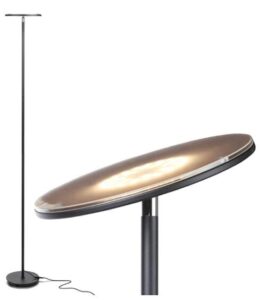 brightech sky led torchiere super bright floor lamp