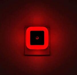plug in red night light