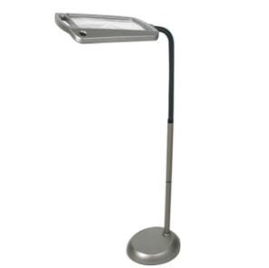 craft floor lamp with magnifier and gooseneck
