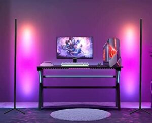 modern rgb floor lamp for bedrooms and gaming rooms
