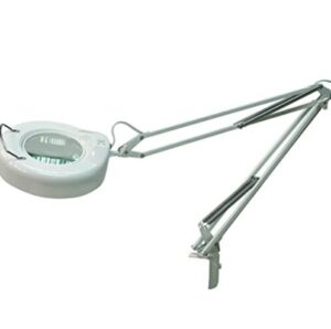 daylight desk lamp with magnifier
