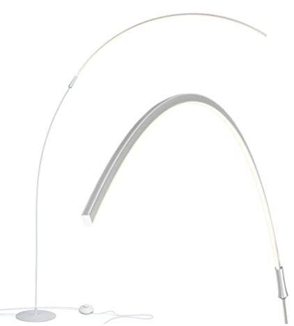arc floor lamp over sectional