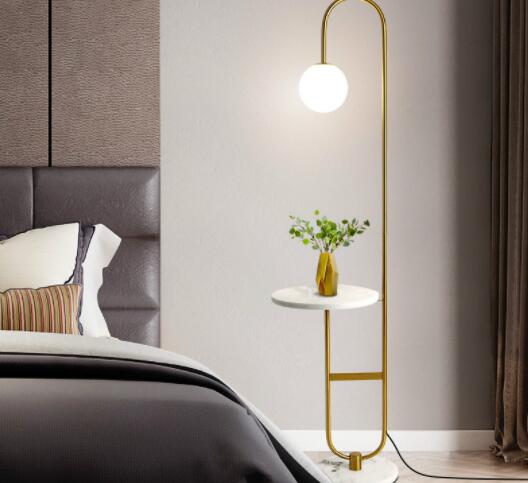 where to put floor lamp in bedroom