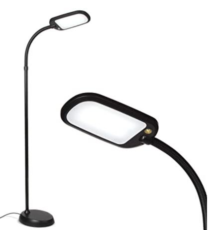 sectional floor lamp with diffuser