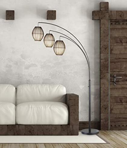 sectional overarching floor lamp