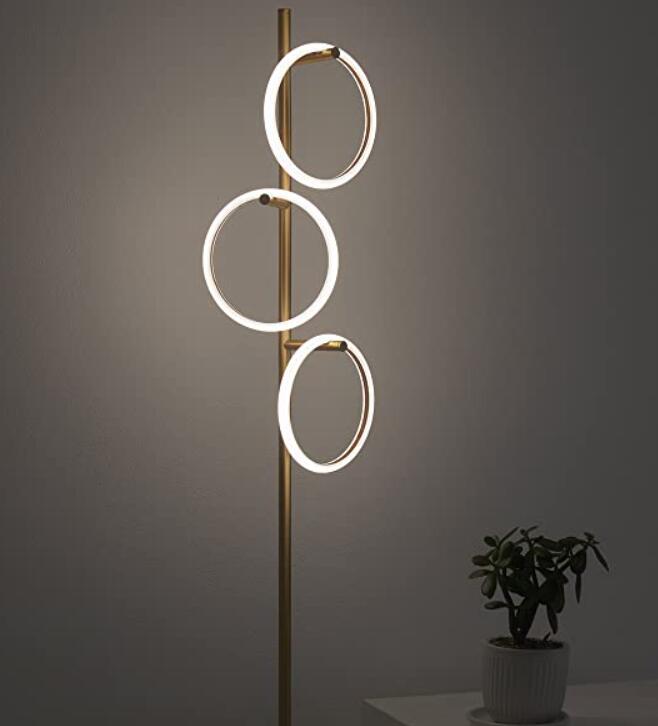 modern appealing 3 light floor lamp