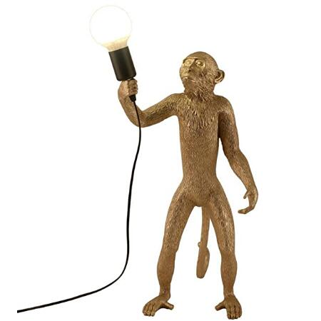 gold monkey lamp