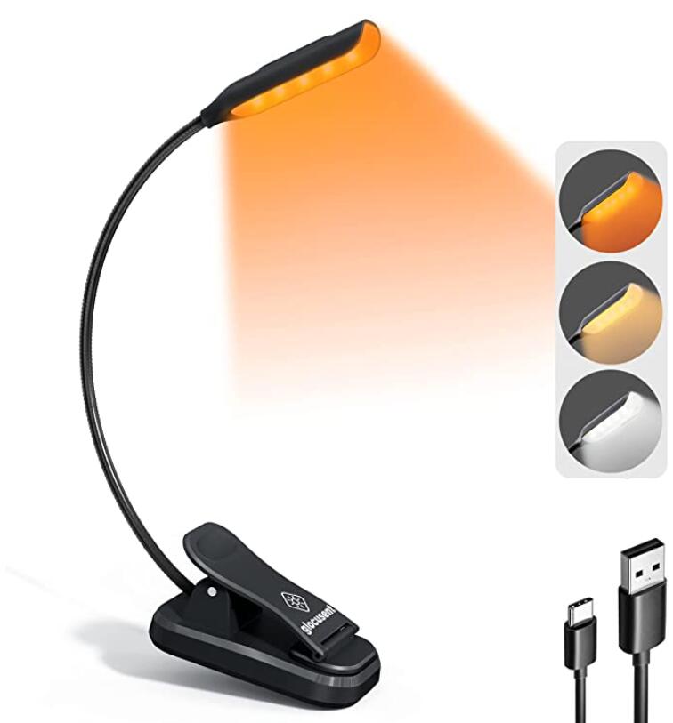 clip on bed reading lamp