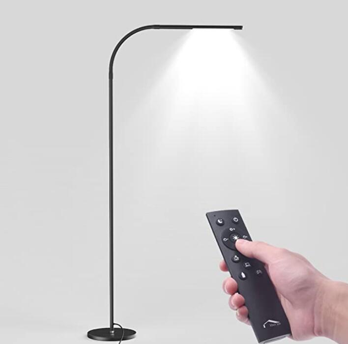 dimmable floor lamp with remote