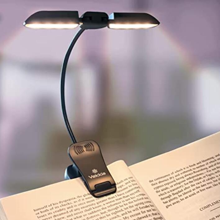 vekkia book light reading lights for reading in bed